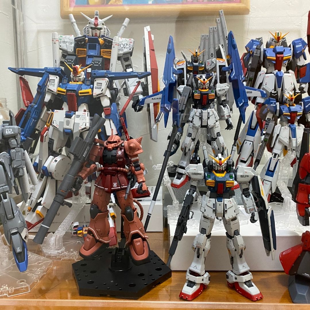 ガンダムのプラモデル
